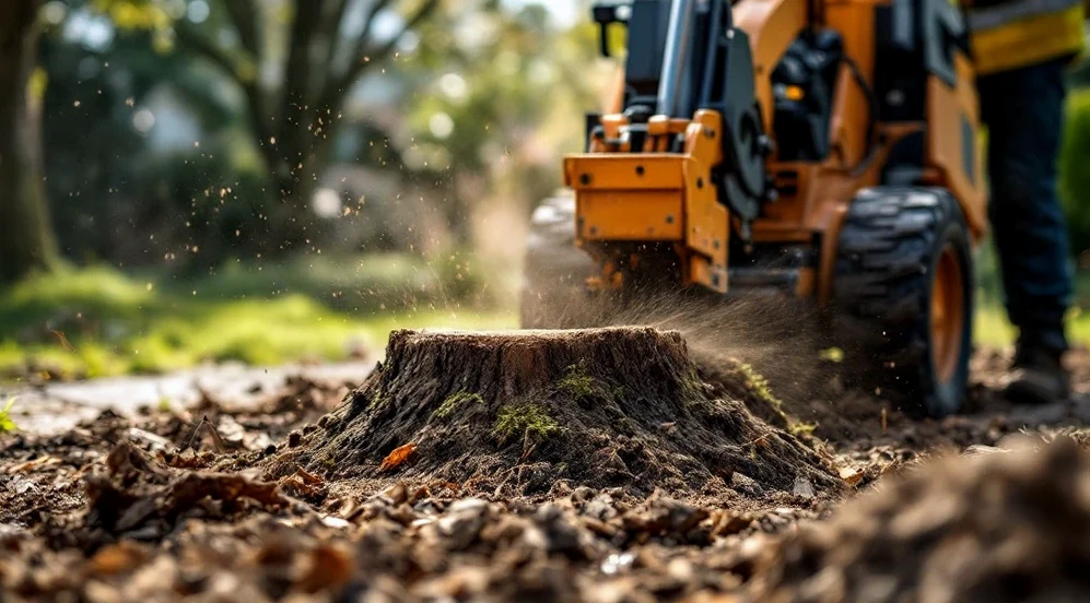 How Does Stump Grinding Work? A Huntsville Homeowner's Guide