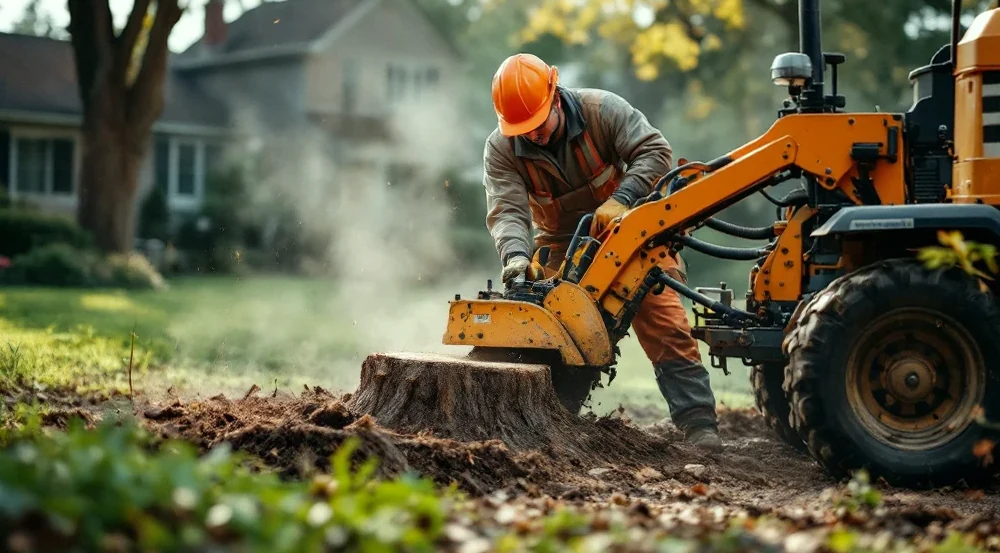 What to Expect During Stump Grinding